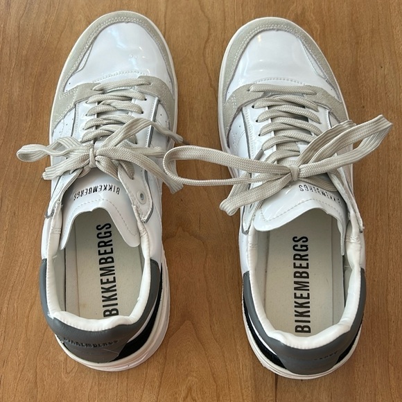 Bikkembergs Men’s White Sneakers Athletic Shoes Size 43 - Picture 1 of 9